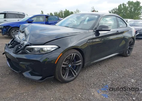 2018 BMW M2 z USA, uszkodzony, nr VIN WBS1J5C51J7B70216